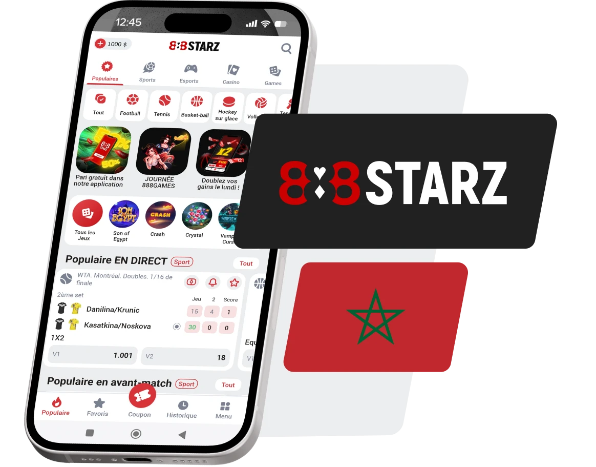 Application Android & iOS de 888Starz : Téléchargement, Installation et Fonctionnalités